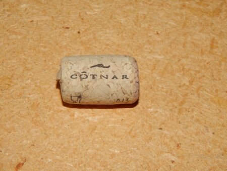 KIEV, UKRAINE - MAY 2, 2019: Collection of wine and champagne bottle corks from woodのeditorial素材