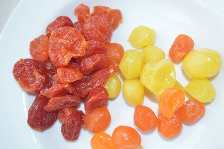 Food fruit close-up of different colorsの写真素材