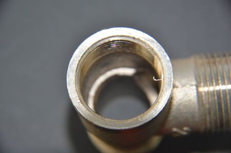 Plumbing parts and products in the interior the close-up