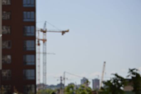 New residential buildings in the neighborhood and the infrastructure of in  quarterの写真素材