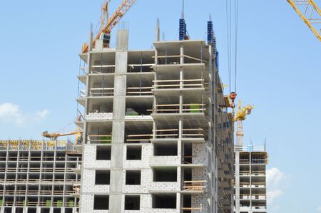 New residential buildings in the neighborhood and the infrastructure of in  quarter