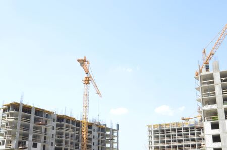 New residential buildings in the neighborhood and the infrastructure of in  quarterの写真素材