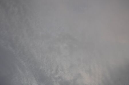 Clouds at sunset before thunder and the rainの写真素材