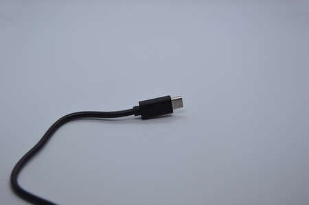 Wires for transmitting information on a white the background