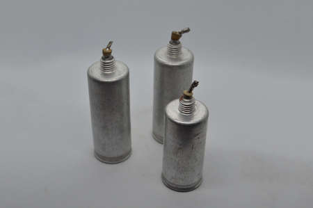 Radio technical parts for electronic equipment on a white the background