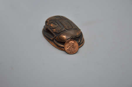 Financial composition with the us coinの写真素材