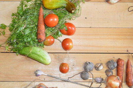 Vegetables grown independently in the country