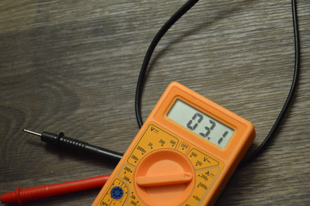 Tester for measuring and repairing electrical a appliancesの写真素材