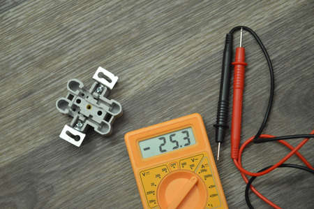 Tester for measuring and repairing electrical a appliancesの写真素材