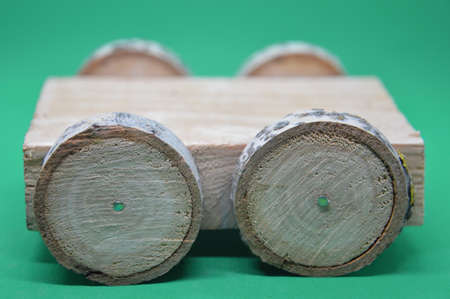 Macro photography of objects on a the green backgroundの写真素材