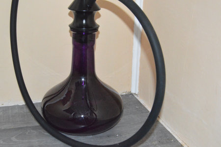 Modern Turkish and Egyptian hookah for smoking in the interior
