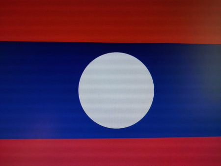 Official flag symbol of a stateの写真素材
