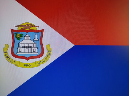 Official flag symbol of a stateの写真素材