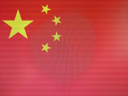 Official flag symbol of a stateの写真素材