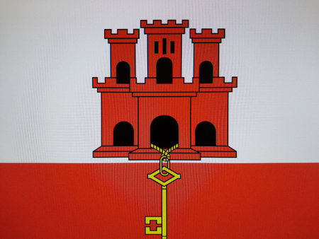 Official flag symbol of a stateの写真素材