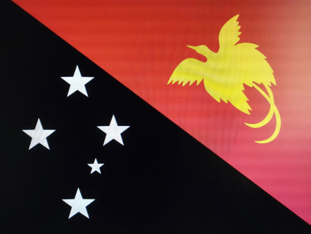 Official flag symbol of a stateの写真素材