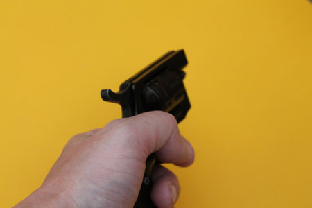 Pistol chambered for Flaubert for the self-defenseの写真素材