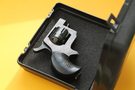 Pistol chambered for Flaubert for the self-defense