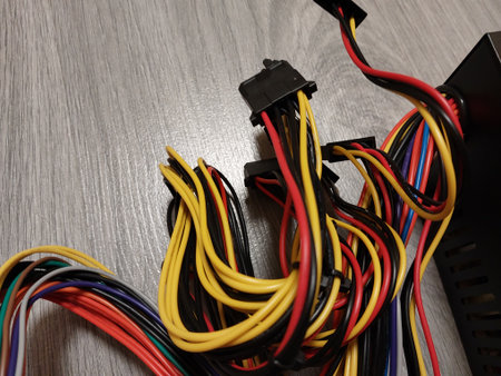 KYIV, UKRAINE - February 8, 2024: Computer the power supply repair