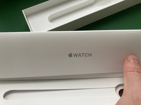 KYIV, UKRAINE - March 7, 2024: Apple watch the smart