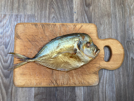 Sea flat dried fish the vomerの写真素材