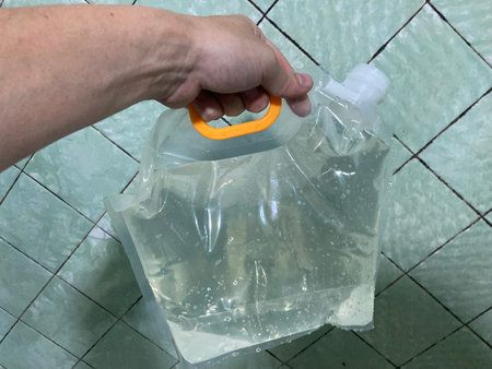 Container for storing and the carrying water