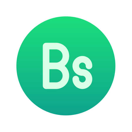 Illustration vector graphic icon of Venezuela Bolivar currency. Gradient Style Icon. Vector illustration isolated on white background. Perfect for website or application design.のイラスト素材