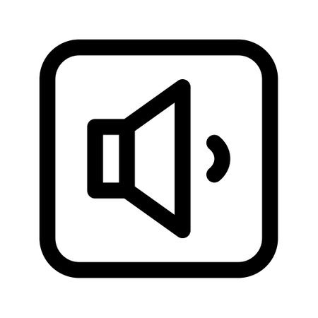 Illustration vector graphic icon of Low Volume. Outline Style Icon. Multimedia Themed Icon. Vector illustration isolated on white background. Perfect for website or application desのイラスト素材