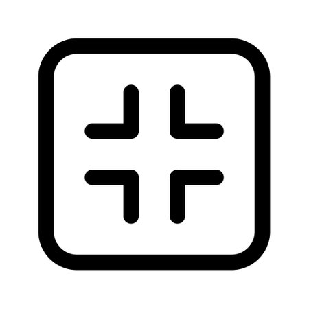 Illustration vector graphic icon of Minimize. Outline Style Icon. Multimedia Themed Icon. Vector illustration isolated on white background. Perfect for website or application desigのイラスト素材