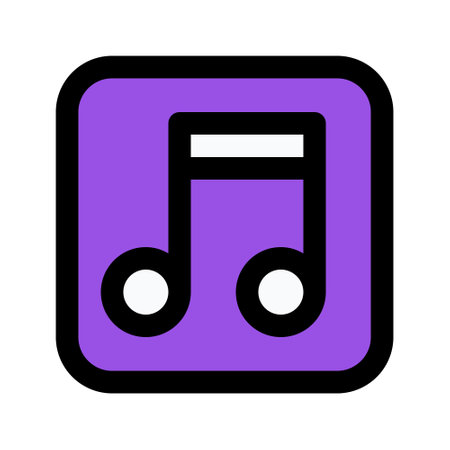 Illustration vector graphic icon of Music. Filled Line Style Icon. Multimedia Themed Icon. Vector illustration isolated on white background. Perfect for website or application desiのイラスト素材