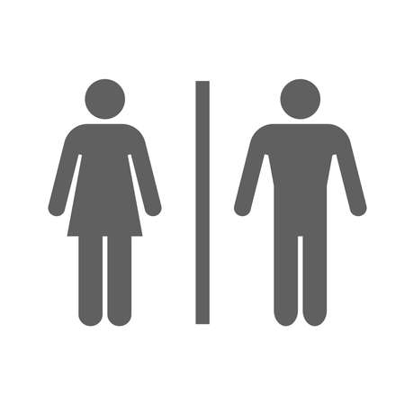 Icon toilet. isolated logo template. Vector illustrationのイラスト素材