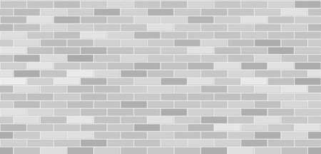 Texture gray clinker brick wall. Seamless background. Design background. Vector illustrationのイラスト素材