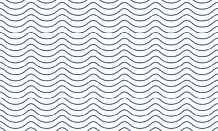Seamless pattern of wavy lines. Abstract background in flat simple design. vector illustrationのイラスト素材