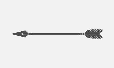 Arrow icon. Arrow sign isolated on white background. vector illustrationのイラスト素材
