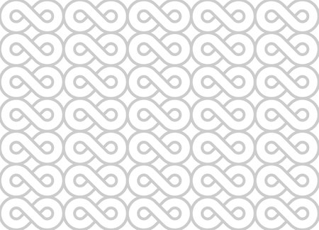 Infinity graphic seamless background. Monochrome background template. Vector illustrationのイラスト素材