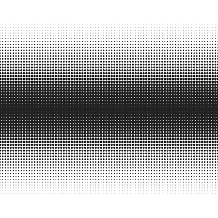 Gradient graphic seamless background. Black and white dotted lines backdrop. Monochrome background template. Vector illustrationのイラスト素材
