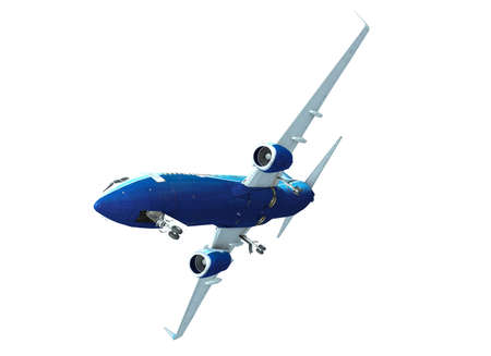 Isolated airplaneの写真素材