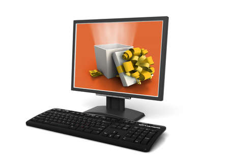 Monitorの写真素材
