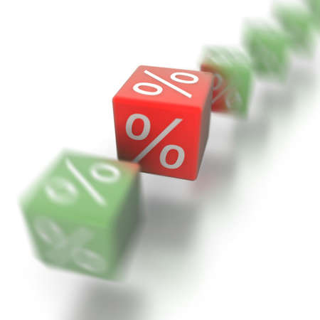 Big percentの写真素材