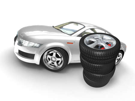 A nice fast car picの写真素材