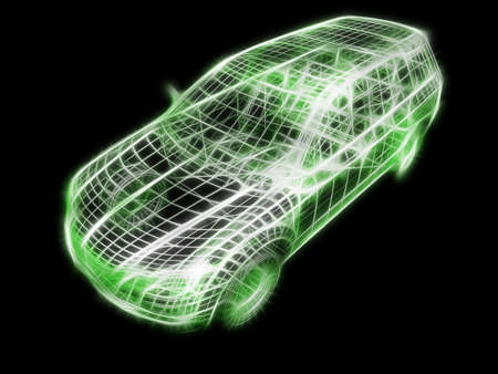 Car modelの写真素材