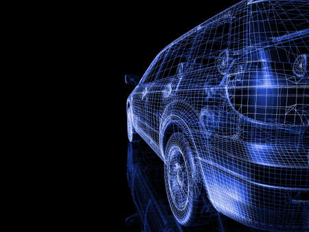 Car modelの写真素材