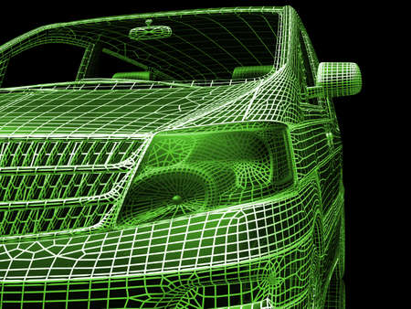 Car modelの写真素材