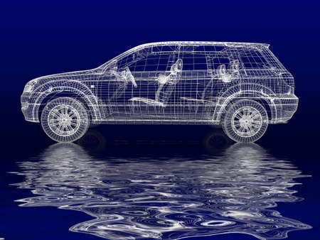 Car modelの写真素材