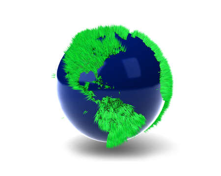 Green Globeの写真素材