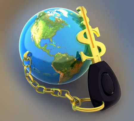 Global keyの写真素材