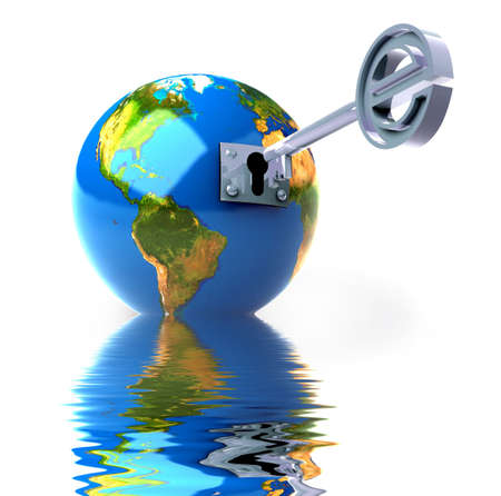 Global network the Internetの写真素材