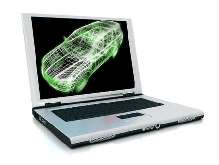 Laptopの写真素材