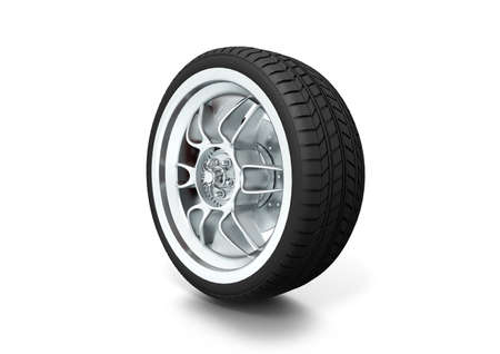 Wheel for the sports car の写真素材