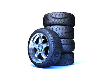 New wheelsの写真素材